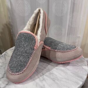 Sorel Tremblant 2 Suede Moccasin Insulated Snow Slippers Indoor/Outdoor